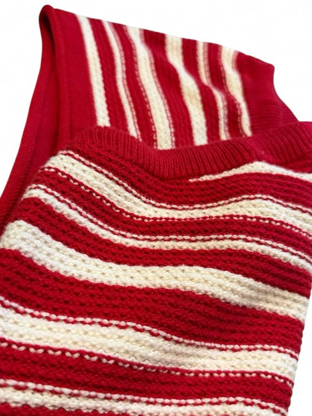 Wild Fable Striped Sweater Shorts Size S RedWh Y2K Festival Americana Coquette - Picture 5 of 5